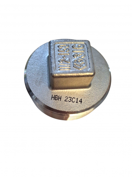 Edelstahl Stopfen ohne Rand 3/4 Zoll x 3/4 Zoll - AG